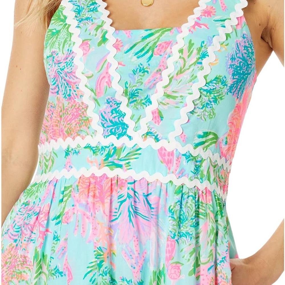Lilly Pulitzer POLLIE COTTON MIDI DRESS
Color: CELESTIAL BLUE
CAY TO MY HEART